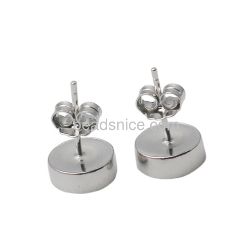 925 sterling silver stud earring findings with earring backs