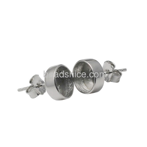 925 sterling silver stud earring findings with earring backs