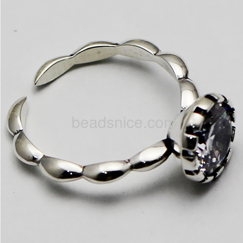 925 sterling silver ring inlaying zricon thai silver jewelry fine silver rings jewelry wholesale retail jewelries gift for lady