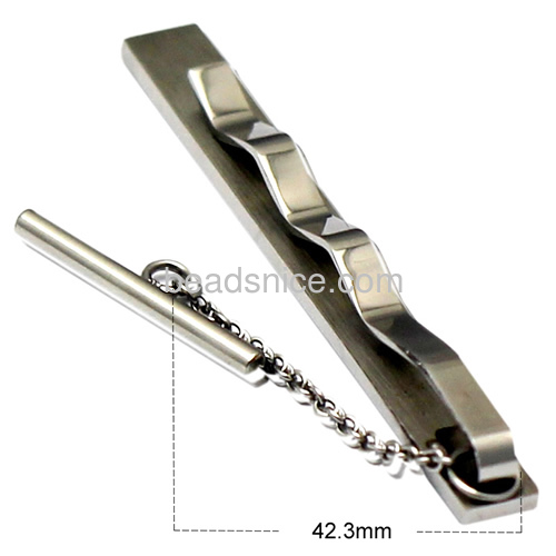 Mens sterling silver tie clip men's tie bar modern tie clips silver tie bar grooms gift best man gift father gift for him