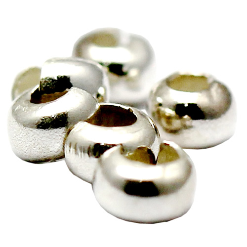 Sterling silver open positioning beads