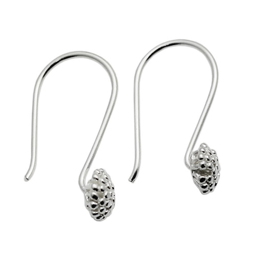 925 sterling silver wire earring sterling silver french earring wires flower feature earring making gift for her handmade