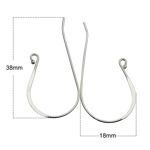 925 sterling Silver earwire Sterling Silver 925 French Earring Wires Earring making fine Jewelry finding diy gift for her