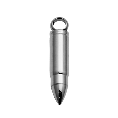 925 sterling silver bullet pendant  army style  women necklace pendant