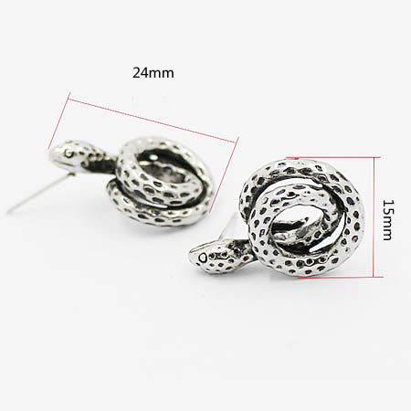 Vintage stainless steel earring stud settings special jewelry accessories