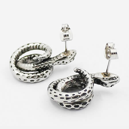 Vintage stainless steel earring stud settings special jewelry accessories