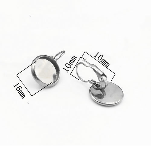 Stainless steel earring base for DIY eco-friendly material meet Europe Standard Test