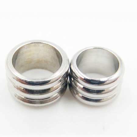 Stainless Steel Smooth Spacer Beads