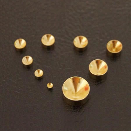 Brass  round cap setting rhinestone connector finding jewelry findings nickel-free lead-Safe