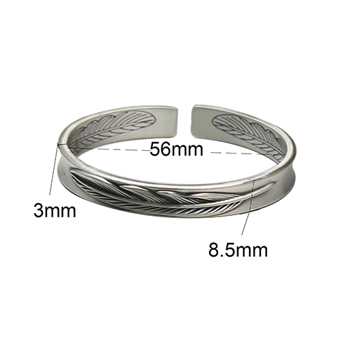Bangle bracelet 990 sterling sliver jewelry gift for woman