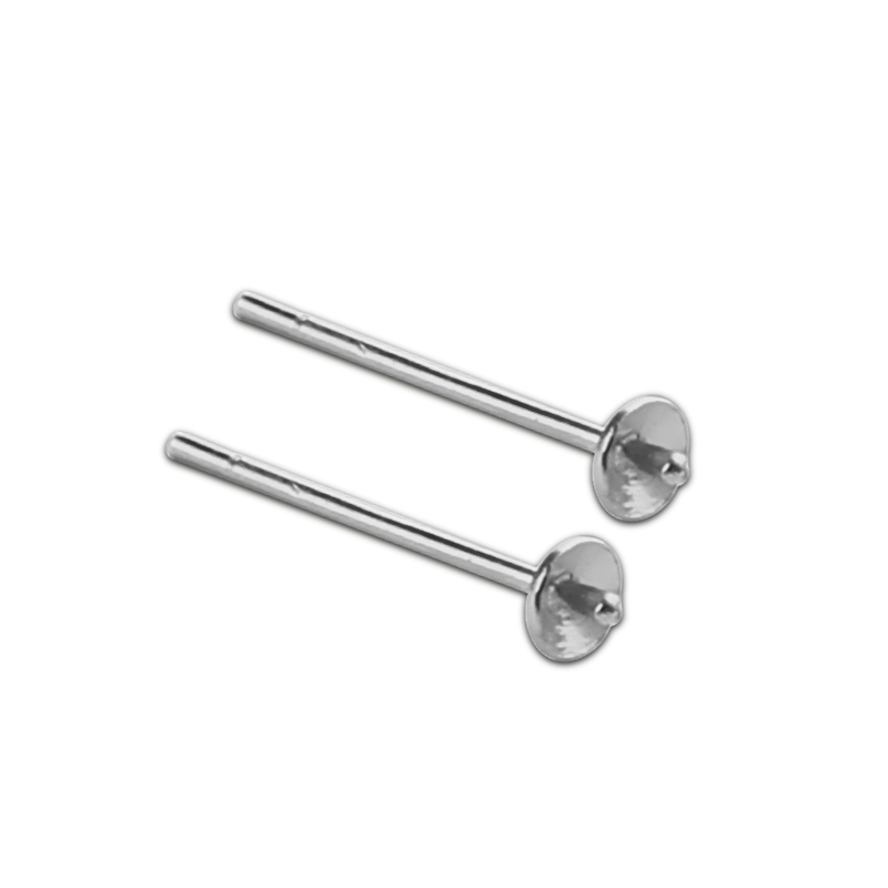 925 Sterling Silver earing stud component