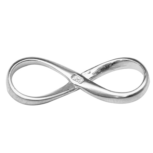 925 silver 8 Tiny Infinity connector  sterling silver  infinity  links Connectors Pendant Charm Components, LARGE