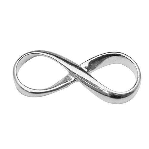 925 silver 8 Tiny Infinity connector  sterling silver  infinity  links Connectors Pendant Charm Components, LARGE