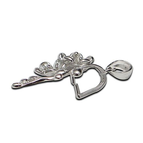 925 Sterling Silver Bail Pendant Clasp