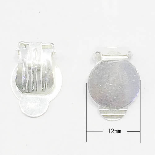 Sterling silver earring clip diy jewelry accessories