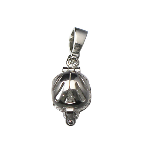Sterling silver cage Locket Hollow Pendant