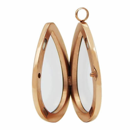 Stainless Steel Locket Photo Pendant