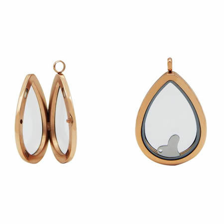 Stainless Steel Locket Photo Pendant