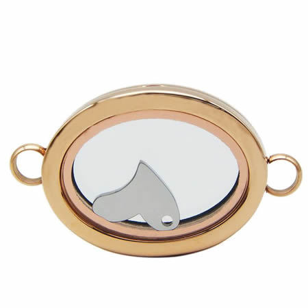 Locket pendant charms stainless steel jewelry