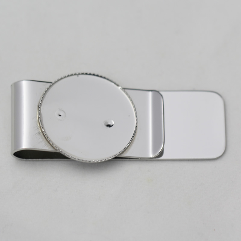 Modern money clip blank make a present for father stainless Steel