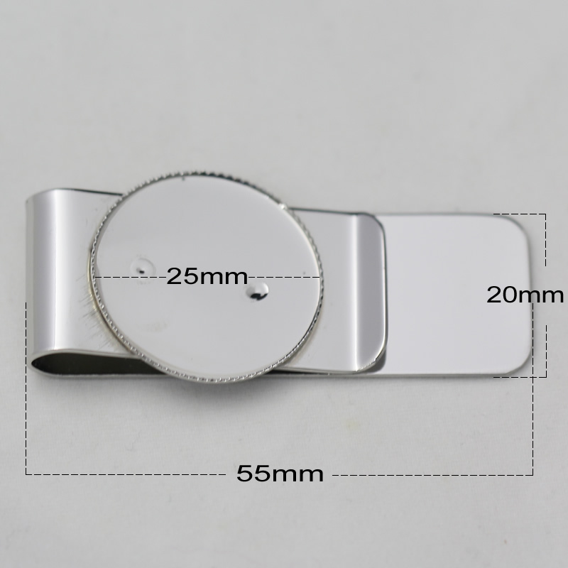 Modern money clip blank make a present for father stainless Steel