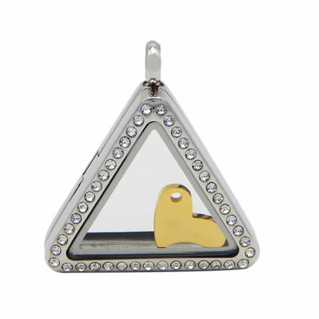 Stainless steel photo locket pendant for birthday gift