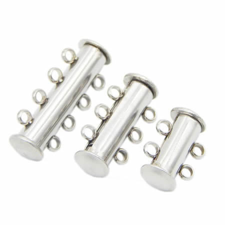 Stainless steel magnetic clasp adjustable snap lock