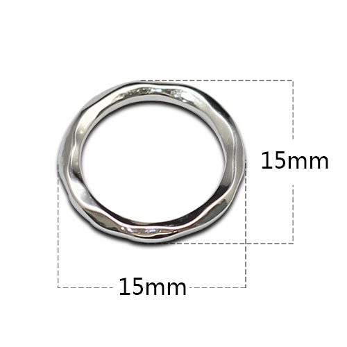Pure silver hemp ring handmade jewelry accessories