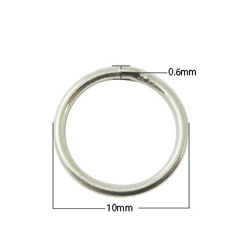 925 silver jump rings closed for design fashion jewelry setting