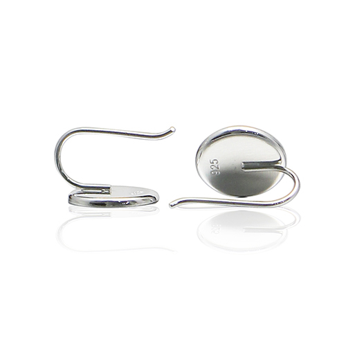 Sterling Silver earring hook French earrings cabochon blanks tray wholesale earrings