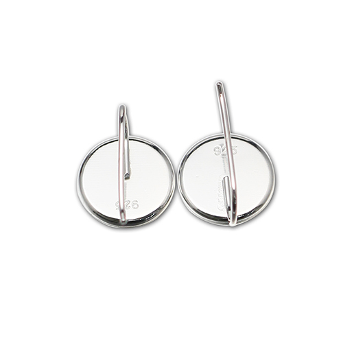 Sterling Silver earring hook French earrings cabochon blanks tray wholesale earrings