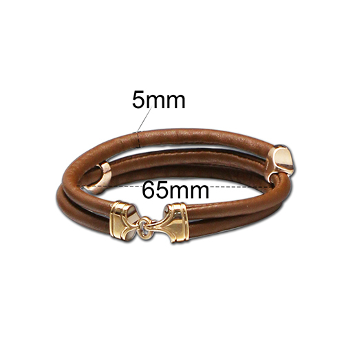 925 sterling silver charm leather bracelet cord