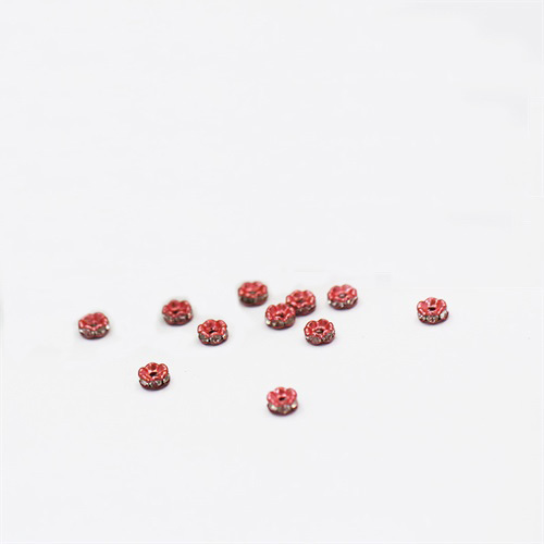 Rhinestone  Rondell Beads,A grade,Round,6X6X3.5mm,hole:1.5mm,
