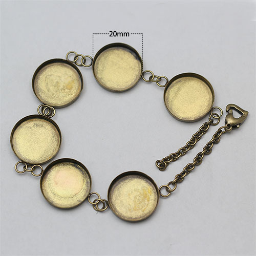 Brass women bracelets setting diy jewelry findings wholesale nickel free lead safe