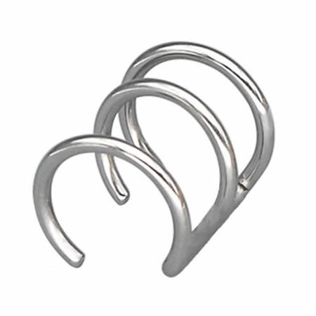 Stainless Steel earrings clip fashion jewelry