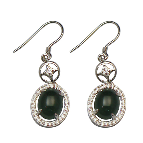 Earring settings dangle earring mountings wholesale jewelry findings DIY gift for her