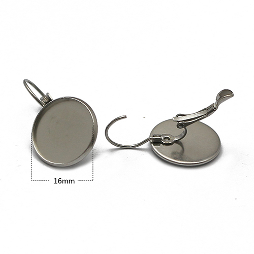 Stainless steel earring base for DIY eco-friendly material meet Europe Standard Test