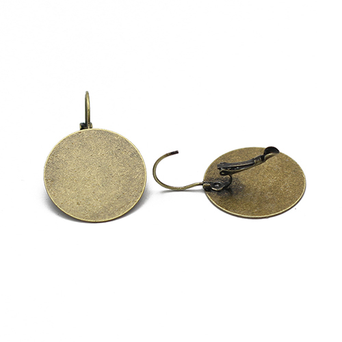 dangle earrings,brass,round