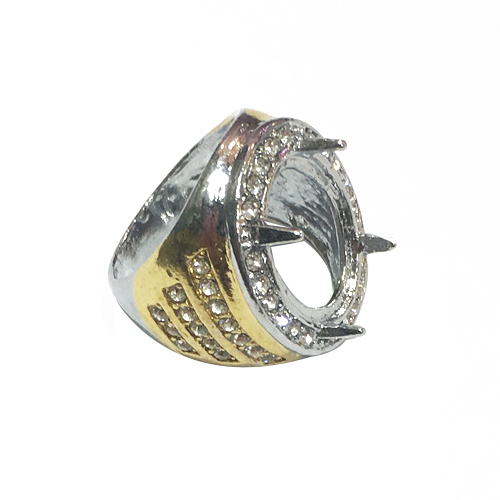 Zinc Alloy Finger Ring Cabochon Settings