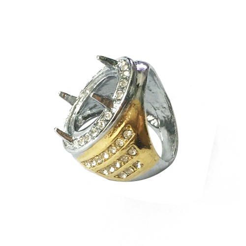 Zinc Alloy Finger Ring Cabochon Settings