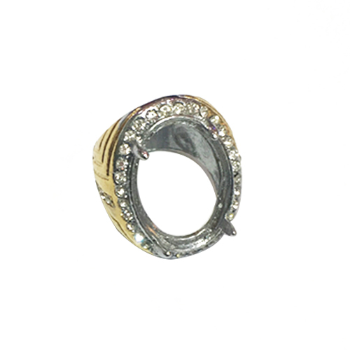 Zinc Alloy Ring Blank Bezel Setting