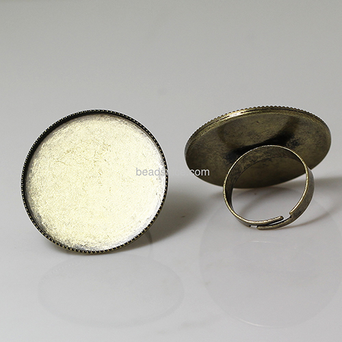Pad ring base,size: 7,lead-safe,nickel-free,round