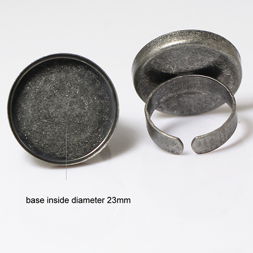 Ring Bases,Perfect for Cabochons，base diameter 23MM, brass, Nickel Free ,Lead Free,
