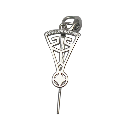 925 Sterling silver Crystal Pendant Bail