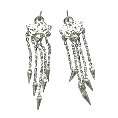 925 Sterling Silver Dangle Earring Long Line Threader For Women Jewelry