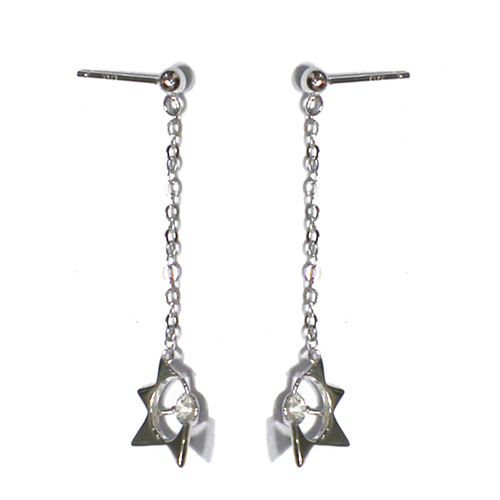 925 Sterling Silver Threader Thread Line Earrings For Women Pearl Earring Making