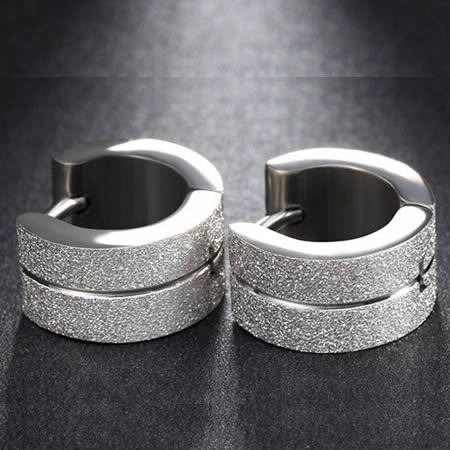 Fashion Stainless Steel Gold Plated Earrings Ear Clip for Women