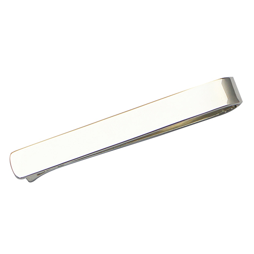 925 sterling Silver Tie Clips Claps Bar Pin For Skinny Tie
