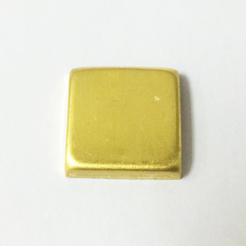 Brass bezel cup brass square rack plating lead-safe nickel-free