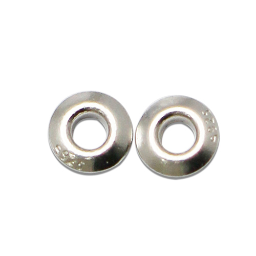 Sterling silver grommets eyelets self backing for bead cores